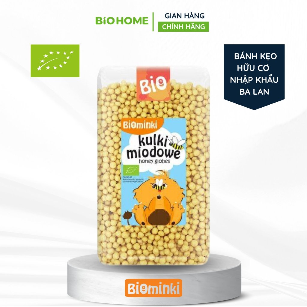Ngũ cốc giòn mật ong hữu cơ Biominki (300g)