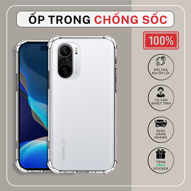 Ốp lưng K40 Gaming, K40s, K40 Pro Redmi chống sốc silicon DẺO TRONG mekcase | Vỏ điện thoại Xiaomi bảo vệ cam