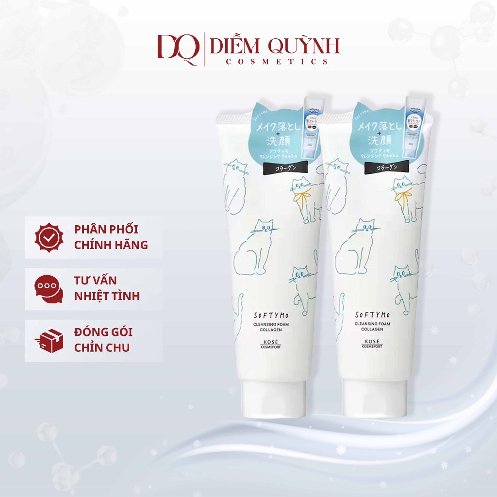 Sữa rửa mặt Kose Softymo Nhật Bản 220g