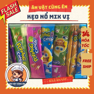   Giá sỉ  Hộp khoảng 100c kẹo nổ vị tổng hợp kẹo C nổ mini popping candy hương trái cây mix nhiều vị 
