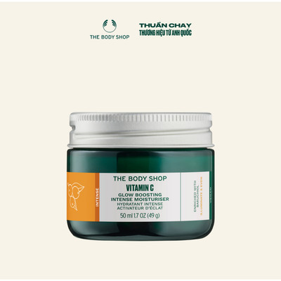 [HSD 12/2027] Kem Dưỡng Sáng Da Chuyên Sâu Vitamin C Glow Boosting Intense Moisturer 50ML The Body Shop