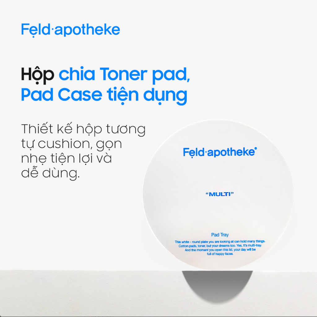 Hộp chia Toner pad FELD APOTHEKE Pad Case tiện dụng