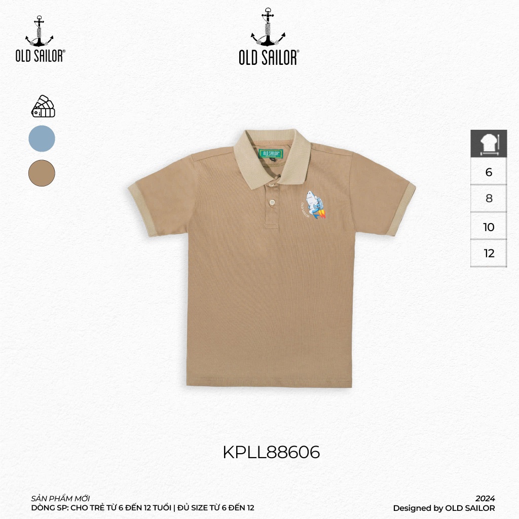 Áo Polo Shark Trẻ Em Old Sailor - 88606