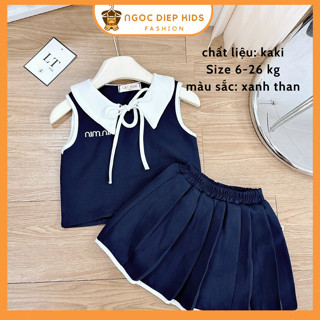 Set váy bé gái, Bộ váy cho bé, Váy tiểu thư siêu xinh, đầm bé gái siêu đẹp:10-30kg, NgocdiepKids