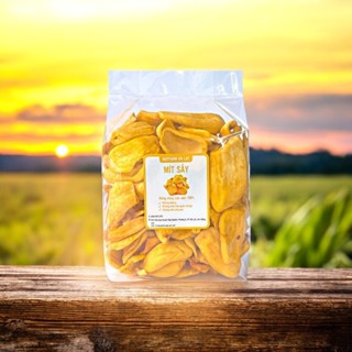 Mít sấy giòn NutiFarm 500gr, mít sấy khô không đường ngọt tự nhiên hàng xuất khẩu