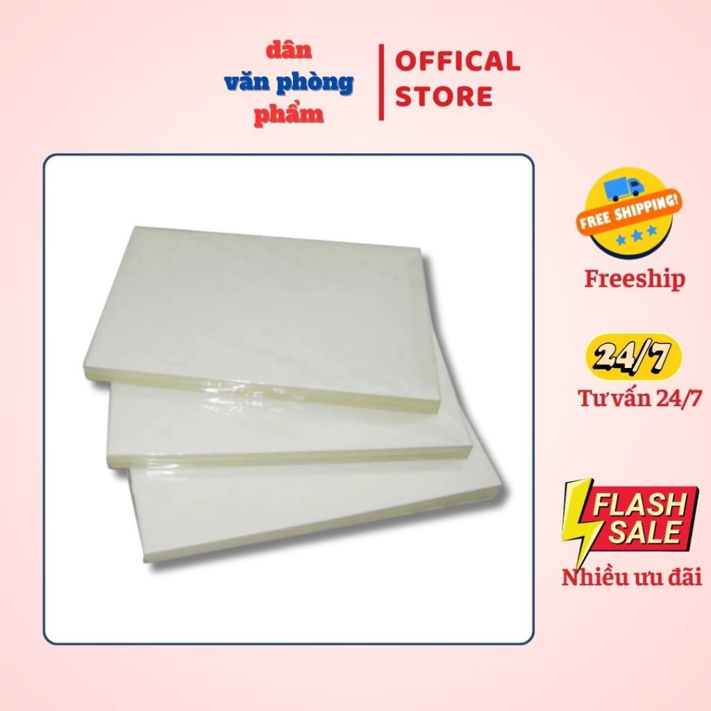 Màng ép plastic các khổ A7 - A6, các định lượng