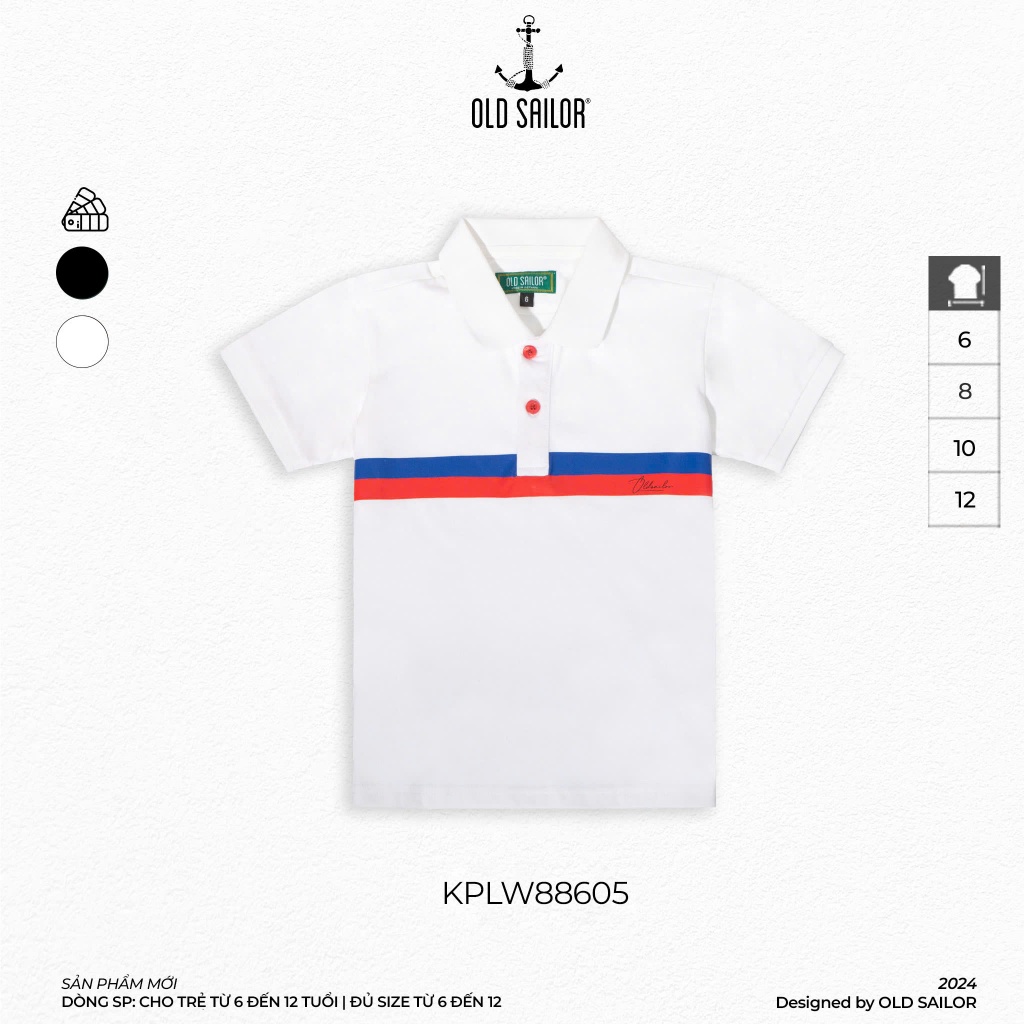 Áo Polo Striped Trẻ Em Old Sailor - 88605
