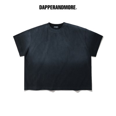 Áo Thun Wash DAPPERANDMORE "WASHED BOXY T-SHIRT" Mài Sờn 100% Cotton 300GSM - Black/Brown/White - Áo Thun Boxy