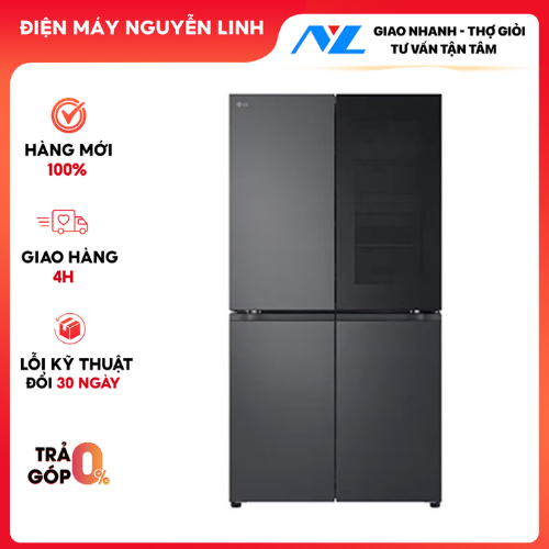 LFB66BLMI - Tủ lạnh InstaView Multi Door LG Inverter 666 Lít LFB66BLMI