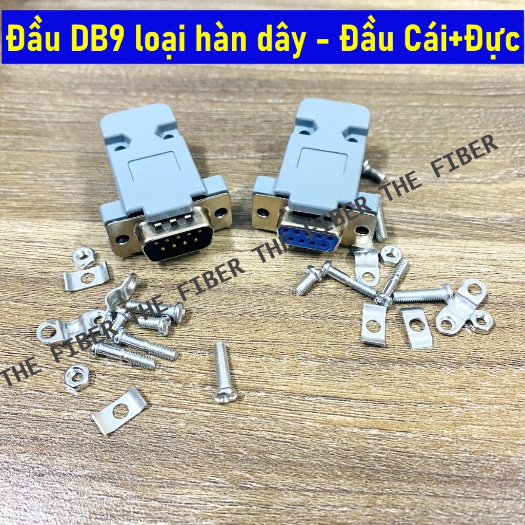 Đầu nối DB9 Đực/Cái Loại Hàn dây