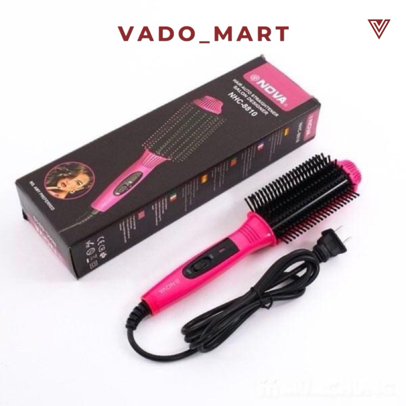 Máy Là Tóc, Uốn Xoăn, Uốn Cụp NOVA 3 Trong 1