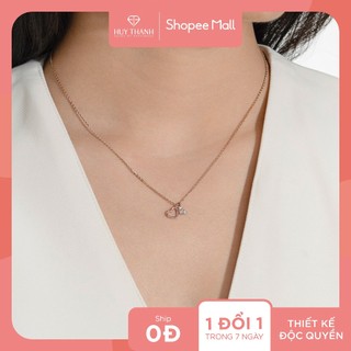  Dây Chuyền Vàng Tây 10k DCMAMD196 Huy Thanh Jewelry 