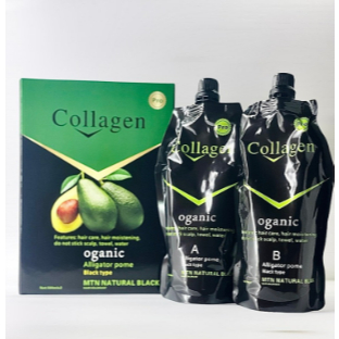 Nhuộm đen phủ bạc collagen bơ