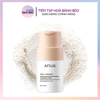 Bột rửa mặt sáng da sạch sâu Anua Rice Enzyme Brightening Cleansing Foam 40G