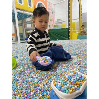 [Có Sỉ Cho Khu Vui Chơi] Hạt sứ xúc cát, đồ chơi cho bé[cao cap kg ra màu]
