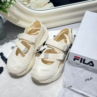   SIZE 38  Dép Fila Conch Sandal Cream  T12W321401BAO  