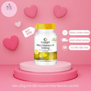 Viên Uống Tinh Dầu Hoa Anh Thảo Warnke Nachtkerzenöl 500mg Đức