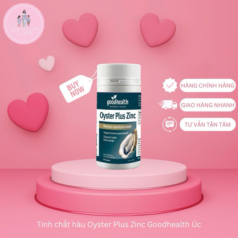 Viên Uống Tinh Chất Hàu New Zealand Good Health Oyster Plus Tăng Cường Sinh Lý 60v