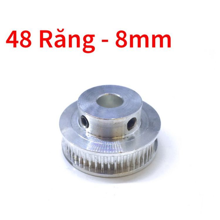 Bánh răng motor Pulley GT2 - 48 răng 8mm
