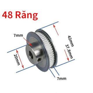 Bánh răng motor Pulley GT2 - 48 răng 8mm