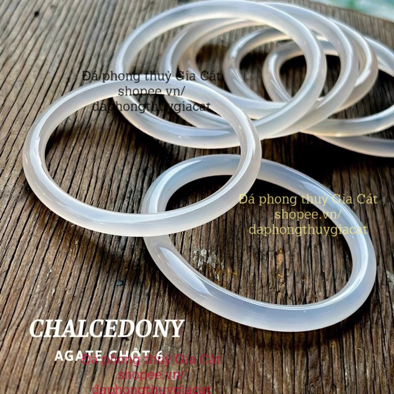 Vòng tay đũa Manao trắng size 54-57mm siêu VIP hàng kiểm định kèm hộp