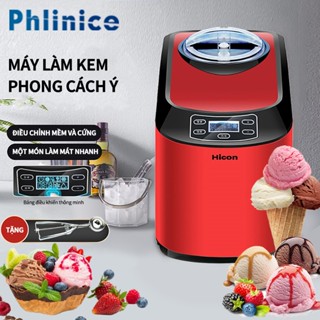 Máy Làm Kem Tươi Gia Đình, Làm Kem Nhanh Chóng, Điều chỉnh mềm và cứng - Dung tích 1.5L