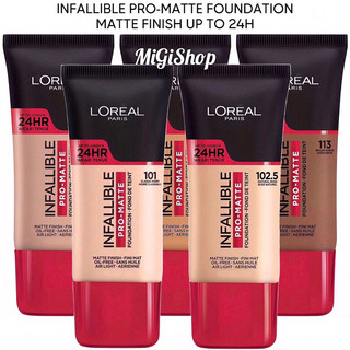   Bản Mỹ  Kem Nền Mịn Lì Lâu Trôi Infallible Pro-Matte Foundation Matte Finish Up To 24H 30ml 