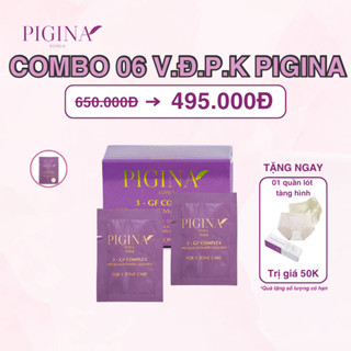 [Combo 6 túi tặng kèm 1 quần lót] Dung dịch vệ sinh phụ nữ PIGINA - Xuất xứ: Hàn Quốc