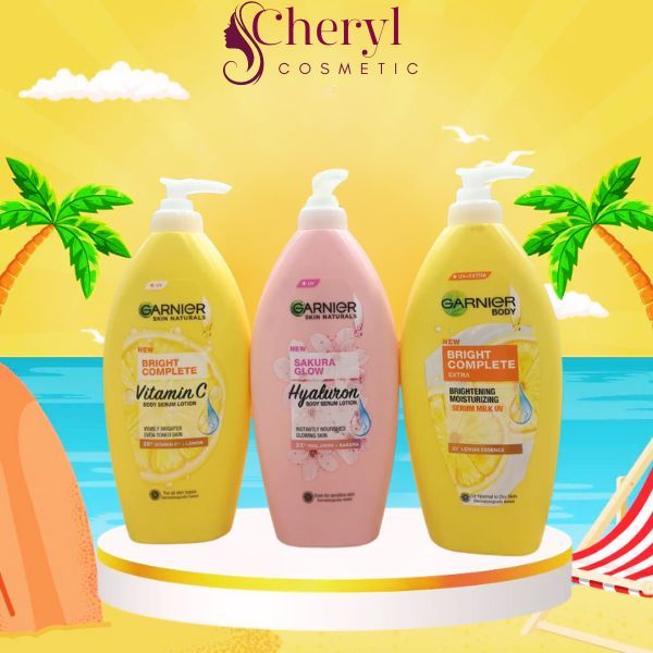 Sữa dưỡng thể toàn thân Garnier Bright Complete Body Lotion 400ml - Thái Lan
