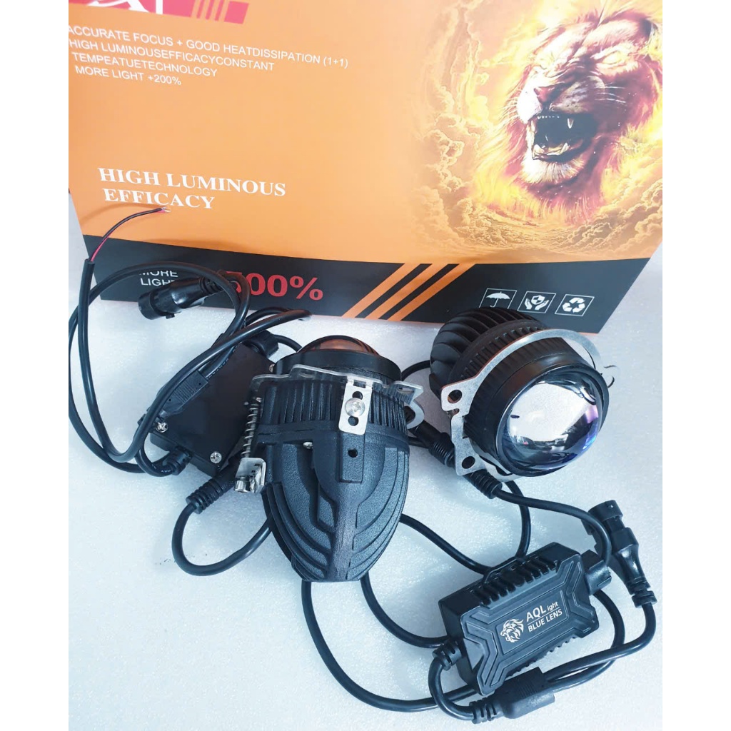 bi led bi gầm Kích thước 2.0inch 2.5icnh. Sáng 1 màu và sáng 3 màu. BH 36 tháng