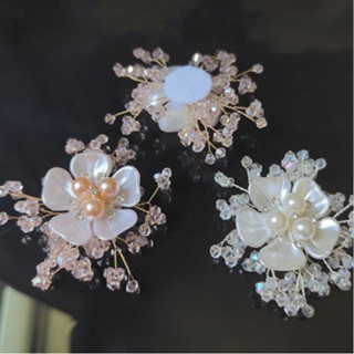  Phụ kiện hoa nơ gắn dán giày,đồ trang trí hàng đẹp HĐon 