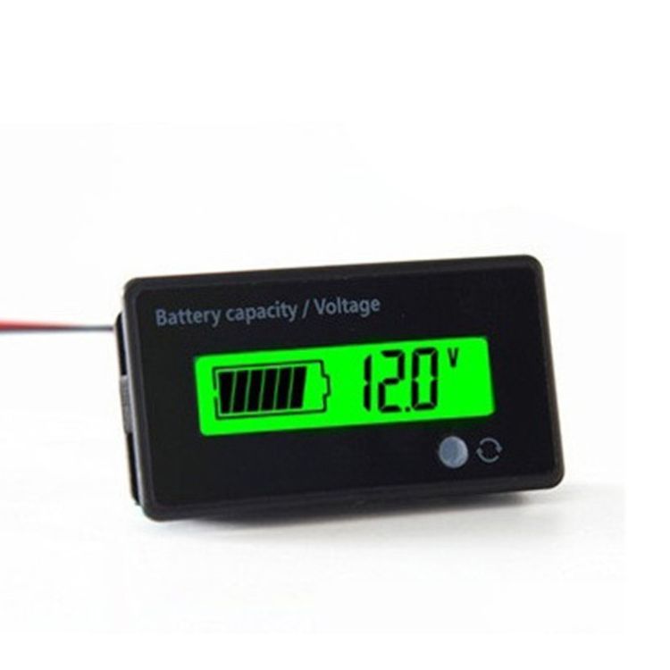 Đồng Hồ Báo Phần Trăm Pin LCD - 1 Nút