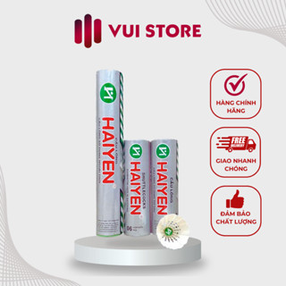 Quả cầu lông Hải Yến Bạc - Hộp cầu lông 12 trái - Chính Hãng Hải Yến