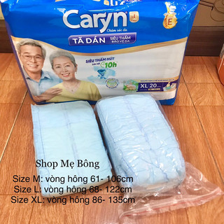 [LẺ 1 MIẾNG] Tã dán người lớn Caryn size M- L- XL
