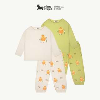  NinuNapz - Bộ dài tay cao cấp cho bé từ 3Y-6Y - Vải sợi tre pha cotton siêu mềm mịn êm ái 