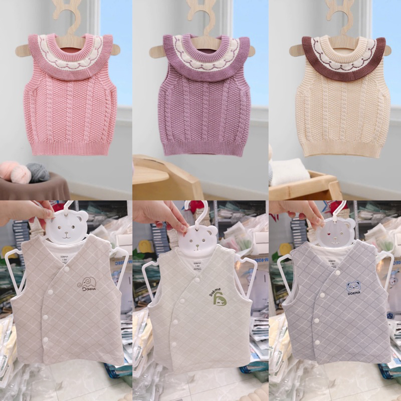 Áo gile lông cừu dokma