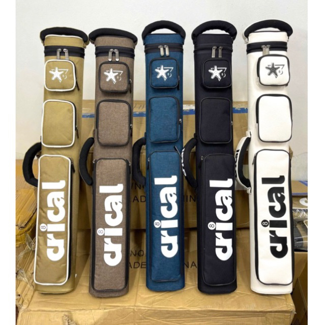 Bao Crical  bản V1 2x4 đựng cơ Bida Chính Hãng  đủ màu Trắng/Đen/Xanh/Nâu