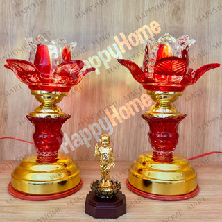 Đèn thờ Hoa Sen 1 đôi