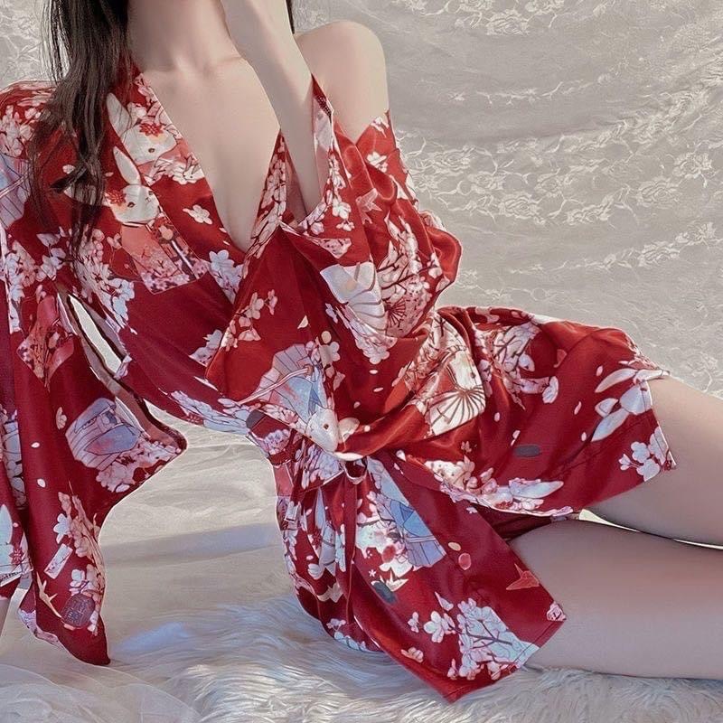 Đồ Ngủ Cosplay Kimono - Bạch Tuyết Store
