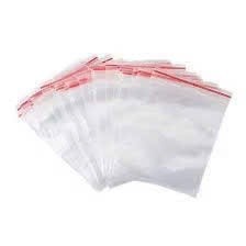 100G Túi zip trong viền đỏ