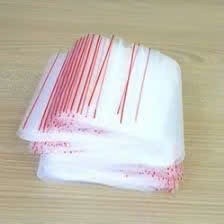 100G Túi zip trong viền đỏ