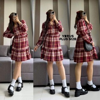 [virusplussize]Đầm LOFT chất rayon xuất xịn bigsize