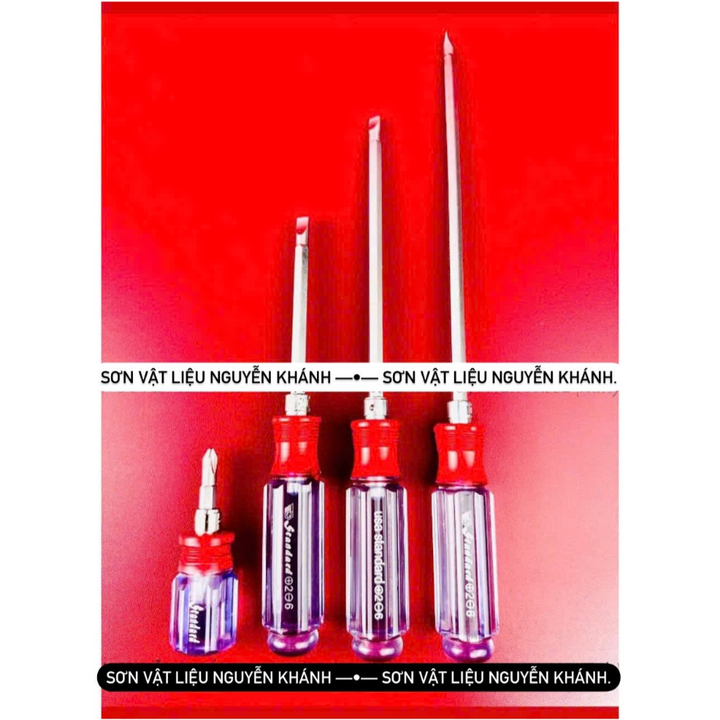 Tua vít 2 đầu cán trong (đủ size)
