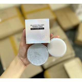[Bộ CELLIO]Kem Nền BB Collagen - Phấn phủ Collagen-Kem chống nắng