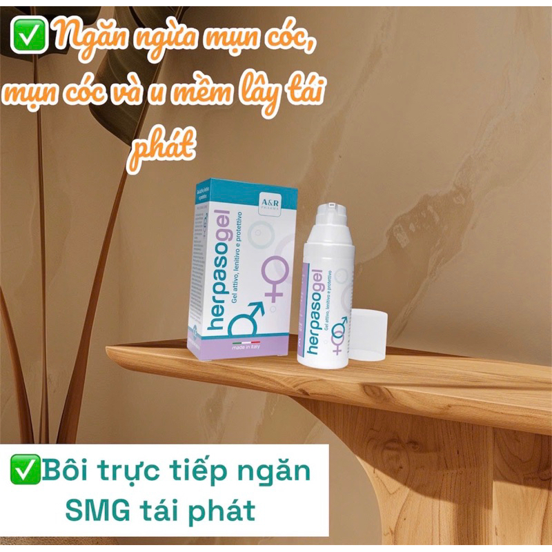 [SHOP MALL CHÍNH HÃNG] Herpaso Gel hỗ trợ đẩy lùi Herpes sinh dục