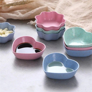 Combo 3 Chén Đựng Gia Vị Lúa Mạch 2 Ngăn