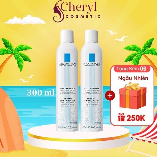 Xịt Khoáng LA ROCHE POSAY Thermal Spring Water làm sạch, dưỡng ẩm, làm dịu da nhạy cảm 300ml