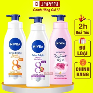 Dưỡng Thể Nivea 350ml CHÍNH HÃNG -Nivea Dưỡng Thể Ban Đêm, Sữa Dưỡng Da, Chống Nắng Toàn Thân-Japari