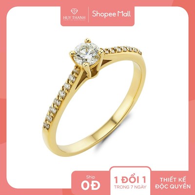 Nhẫn Nữ NDINO198 Vàng Tây Huy Thanh Jewelry