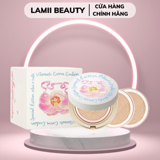 SET PHẤN NƯỚC OHUI HOA ULTIMATE COVER CUSHION Special edition kèm 2 lõi bản mới 2024- LAMII BEAUTY